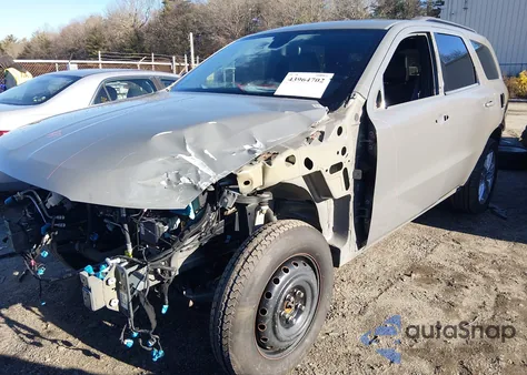 2021 Dodge Durango Gt Plus Awd z USA, uszkodzony, nr VIN 1C4RDJDG7MC831797